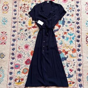 ARITZIA (WILFRED) Shirt Dress in Indigo (NWT)